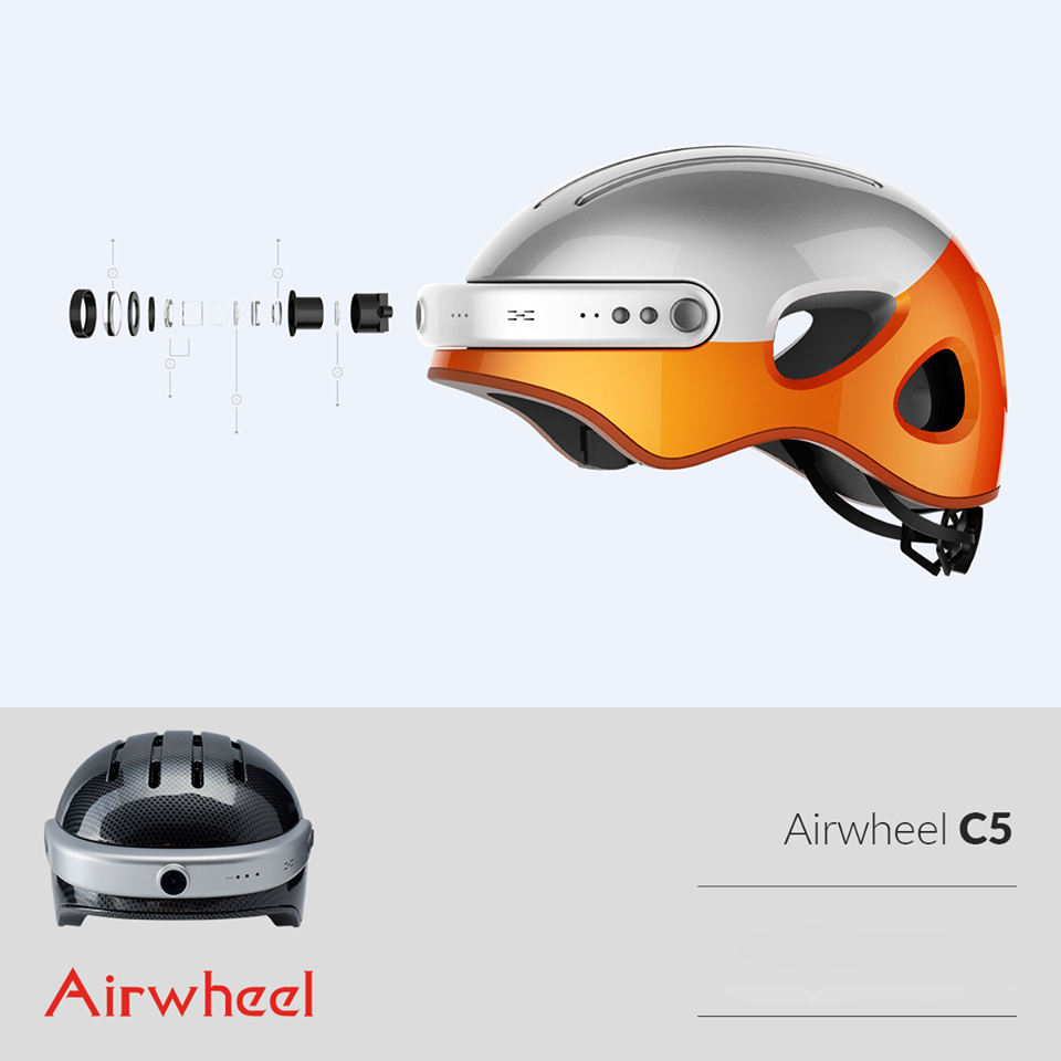 intelligent helmet with action camera