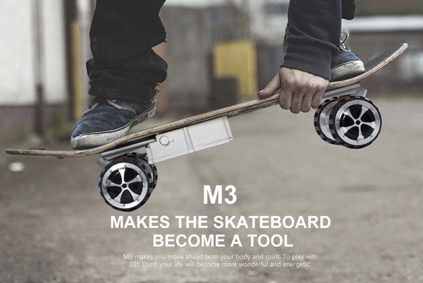 Of these new products, the wireless remote control skateboards M3 made the greatest splash in the market for scooter. A host of scooter-lovers were fond of M3.