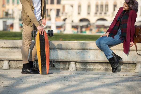 Then they can enjoy the pleasure of riding as the common electric skateboards.