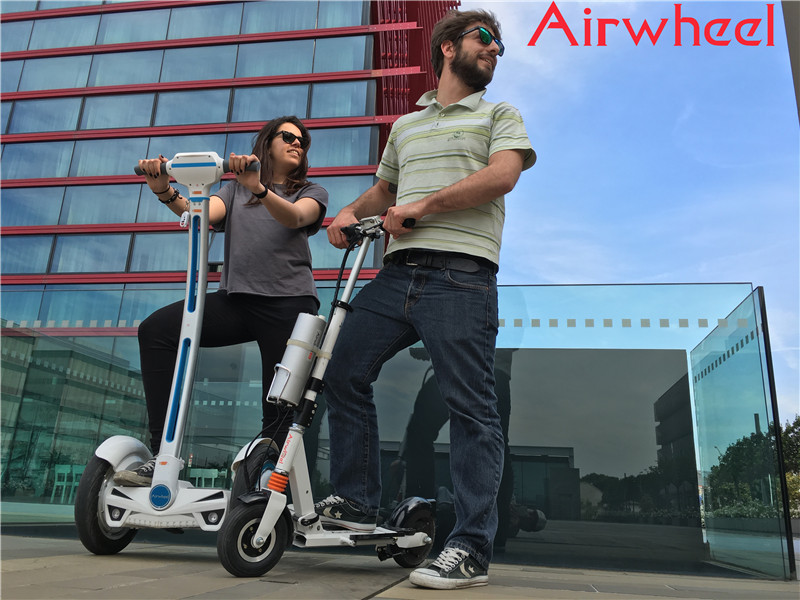 Airwheel electric walkcar has swept the globe by virtue of its vogue and gorgeousness, which is reported by various TV stations in different countries.