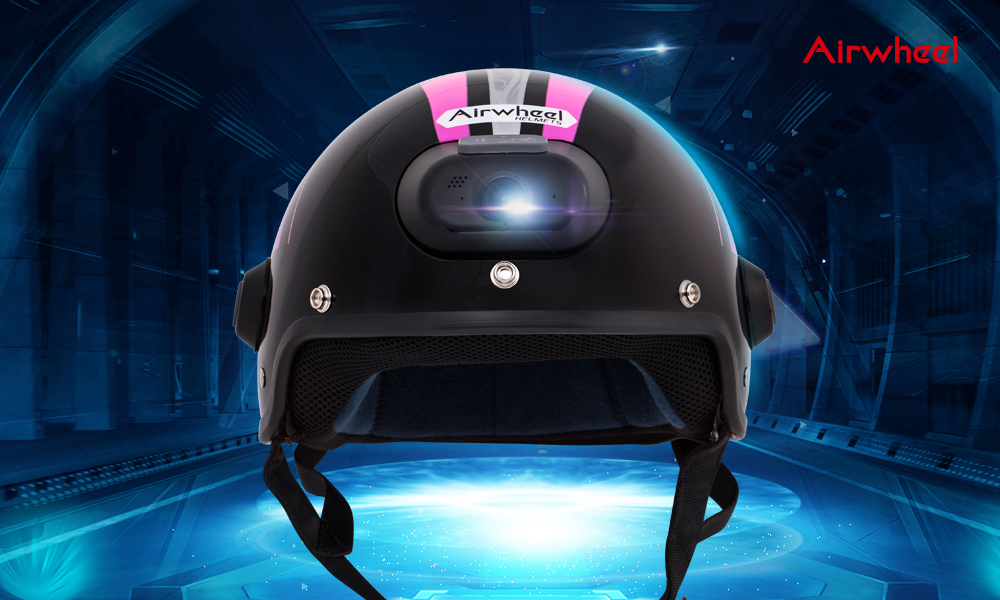 Airwheel C8 full face helmet has a big ventilation area and gives users refreshed feelings.  